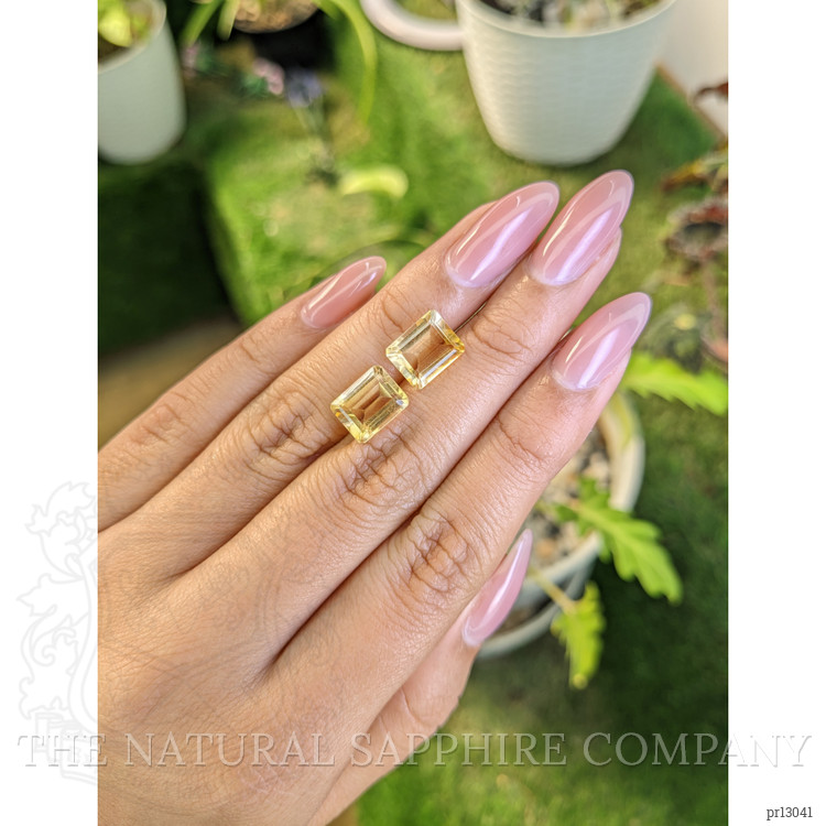 6.15 Ct.Tw. Citrine Pair from Brazil