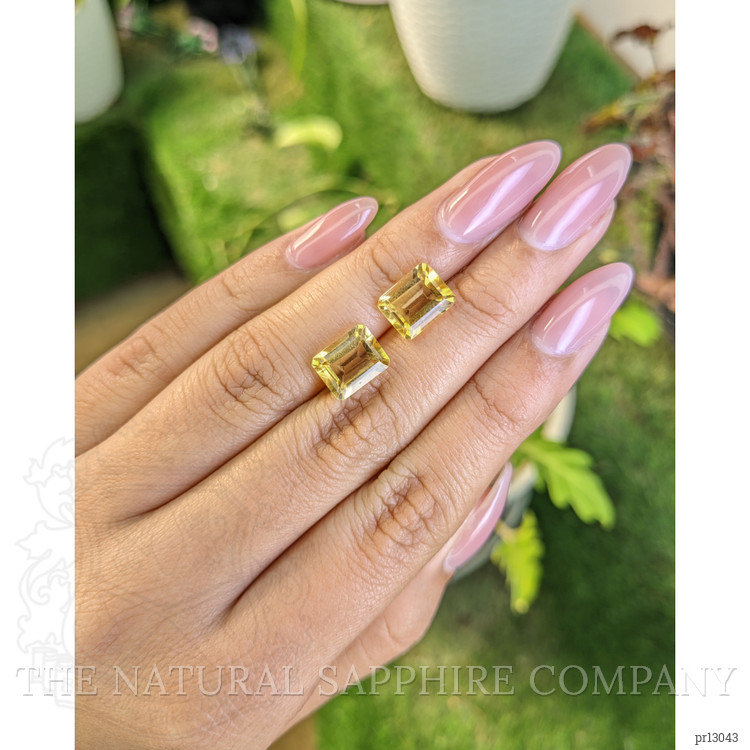 5.93 Ct.Tw. Citrine Pair from Brazil