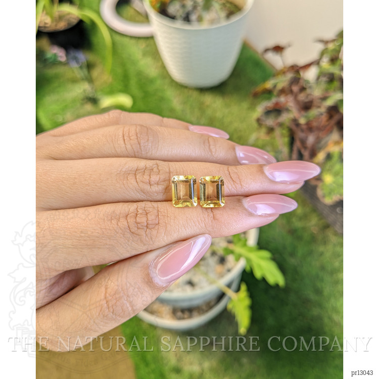 5.93 Ct.Tw. Citrine Pair from Brazil