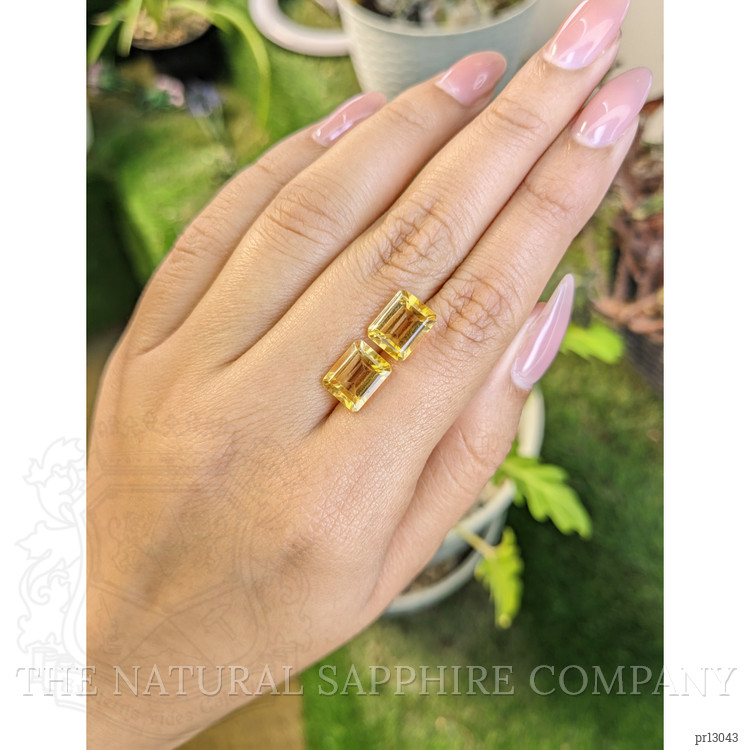 5.93 Ct.Tw. Citrine Pair from Brazil