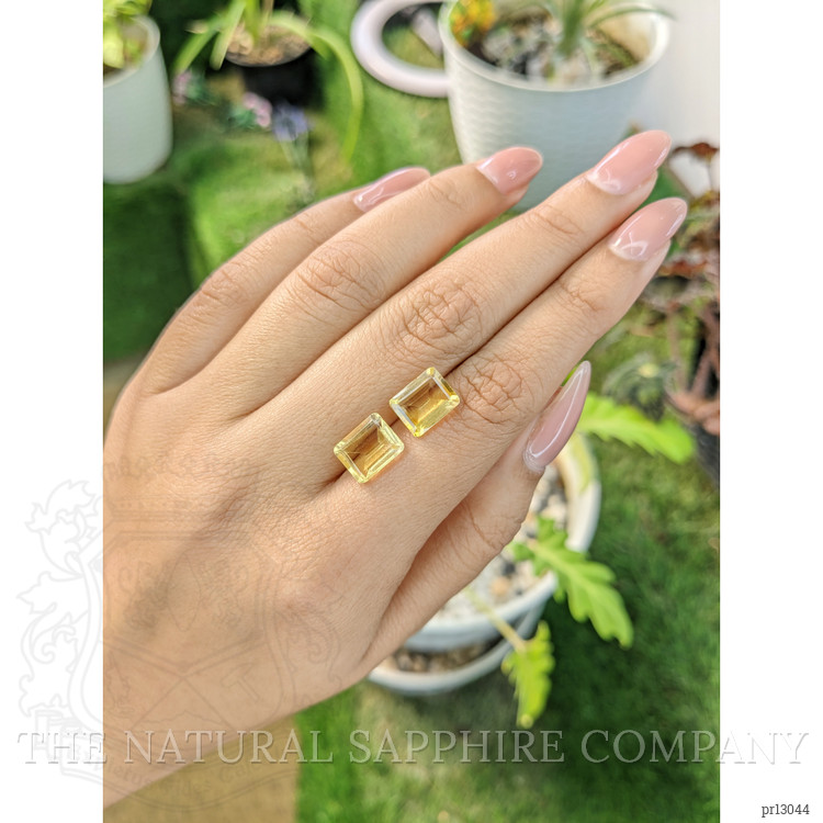 5.46 Ct.Tw. Citrine Pair from Brazil