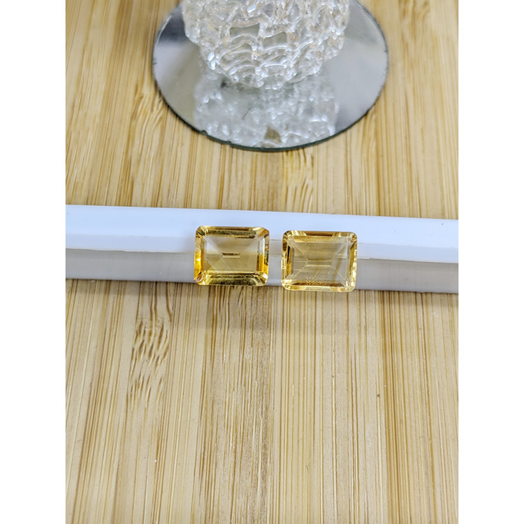 5.46 Ct.Tw. Citrine Pair from Brazil