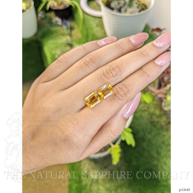 6.00 Ct.Tw. Citrine Pair from Brazil