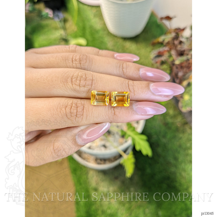 6.00 Ct.Tw. Citrine Pair from Brazil