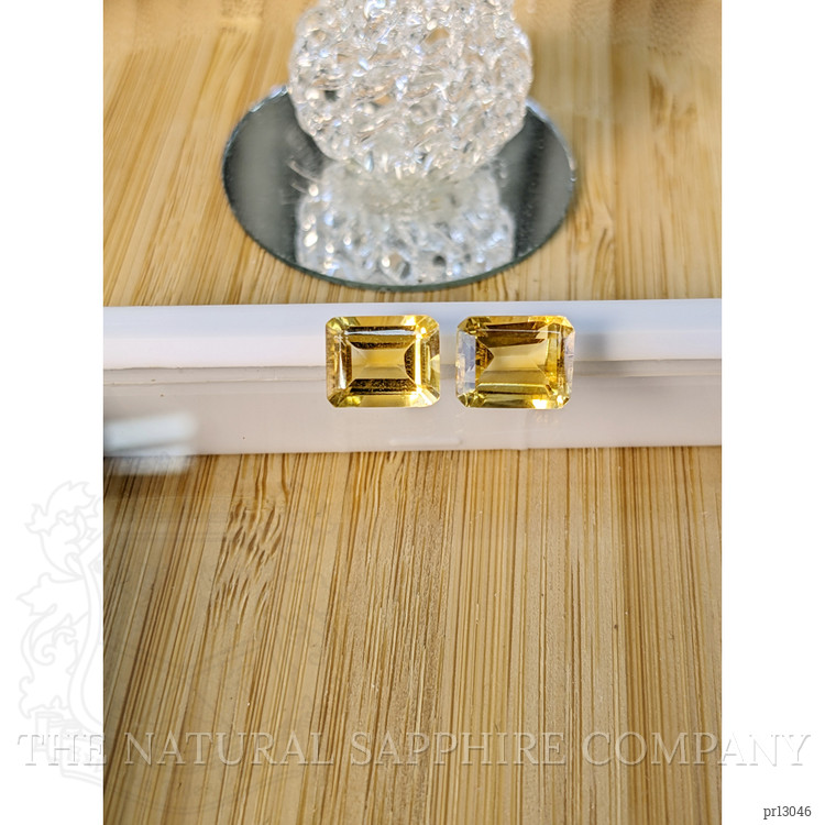 6.18 Ct.Tw. Citrine Pair from Brazil