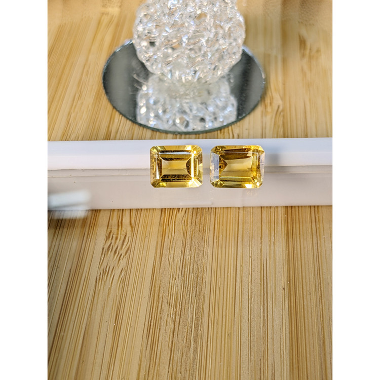 6.18 Ct.Tw. Citrine Pair from Brazil