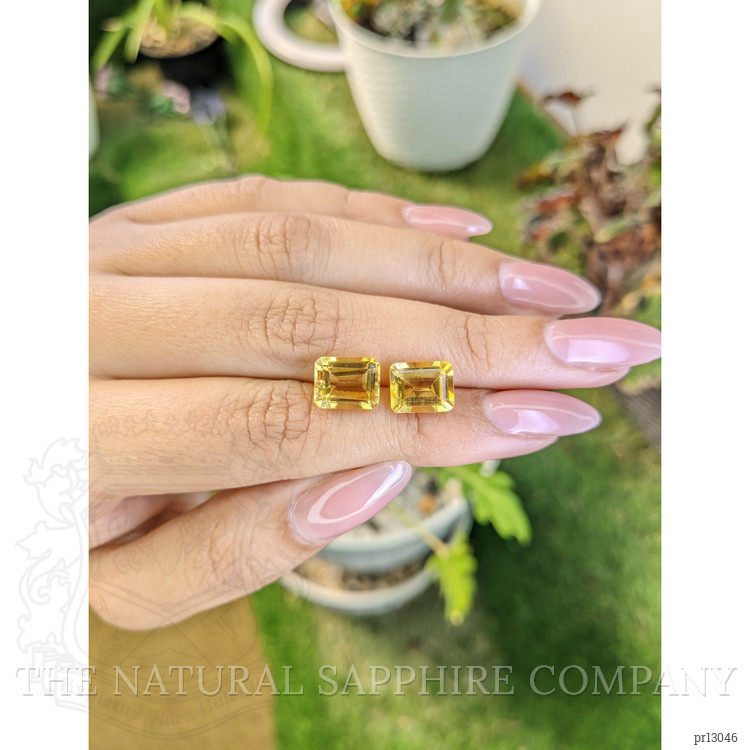 6.18 Ct.Tw. Citrine Pair from Brazil