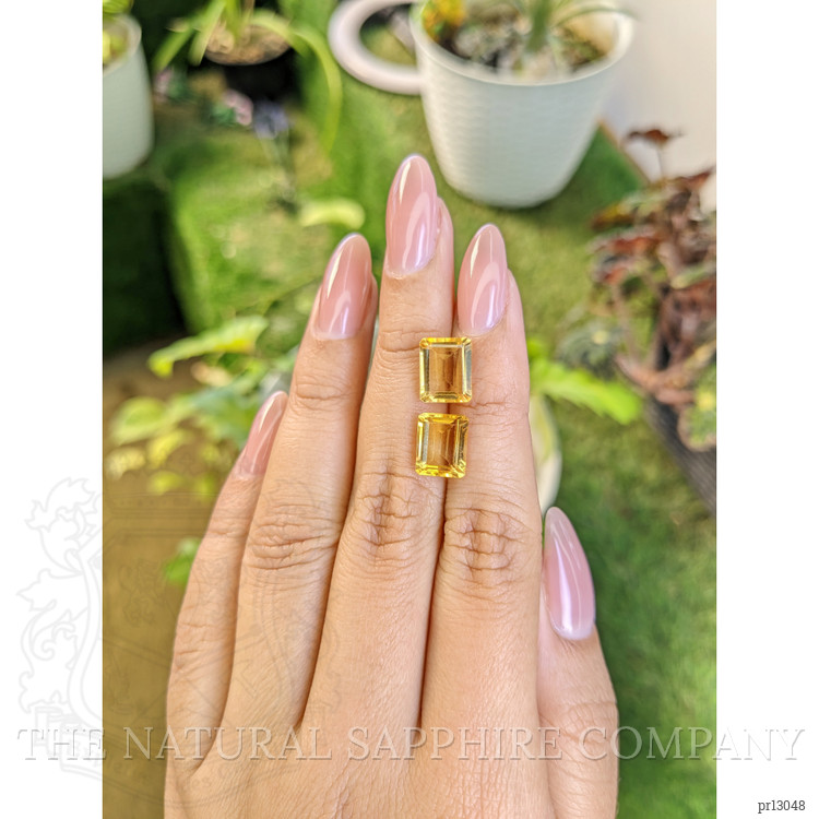 5.49 Ct.Tw. Citrine Pair from Brazil