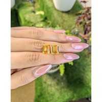 5.49 Ct.Tw.Total Carat Weight Citrine Pair from Brazil Life Style