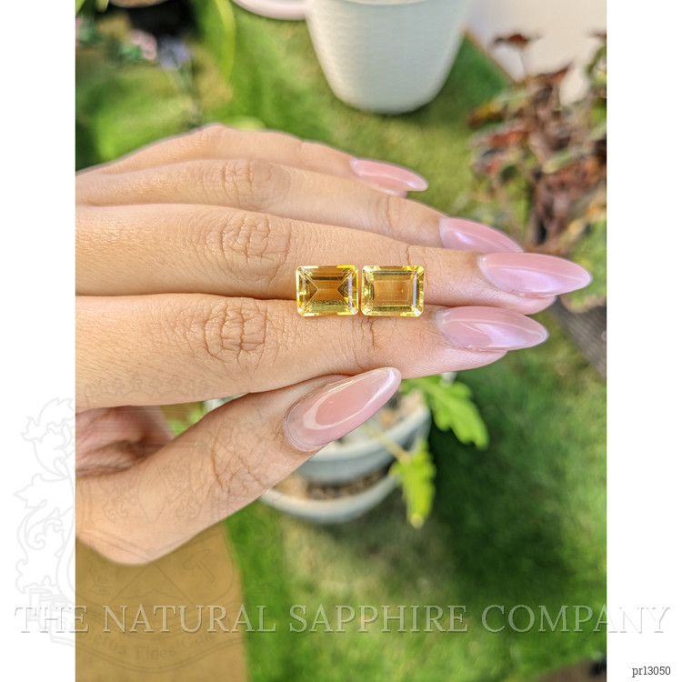 6.97 Ct.Tw. Citrine Pair from Brazil