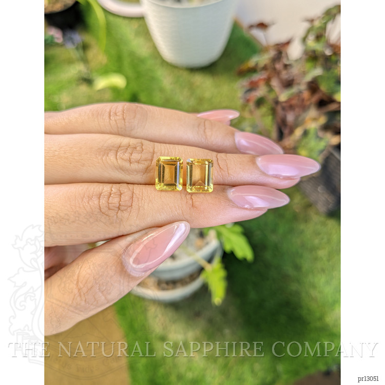 6.04 Ct.Tw. Citrine Pair from Brazil