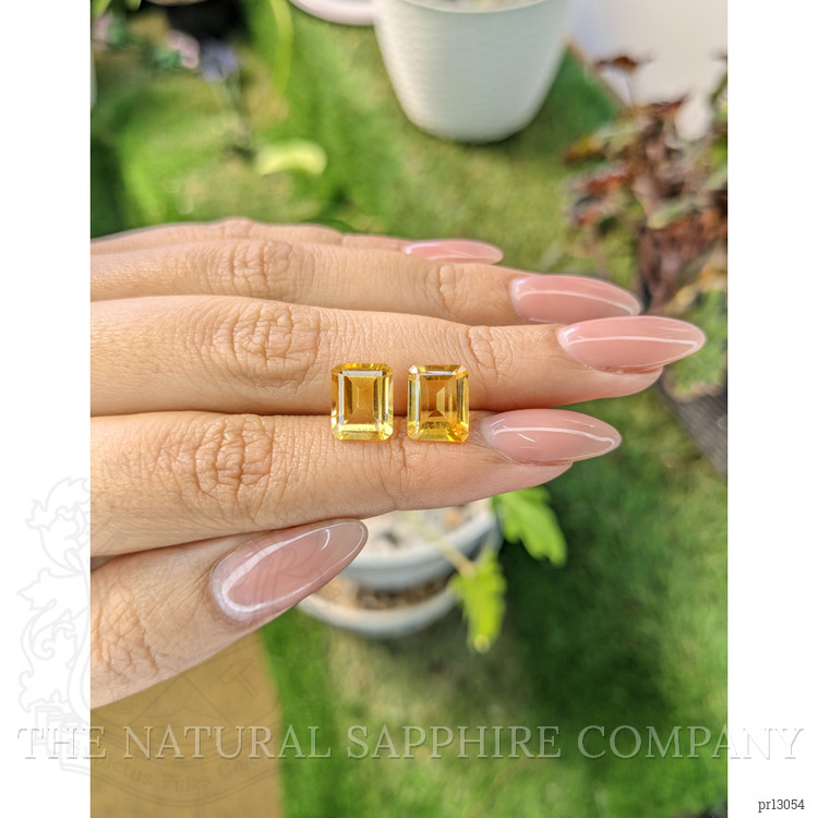 5.17 Ct.Tw. Citrine Pair from Brazil