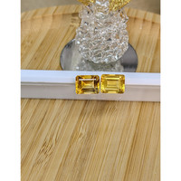 7.63&nbsp;Ct.Tw.Total Carat Weight Citrine Pair from Brazil Life Style