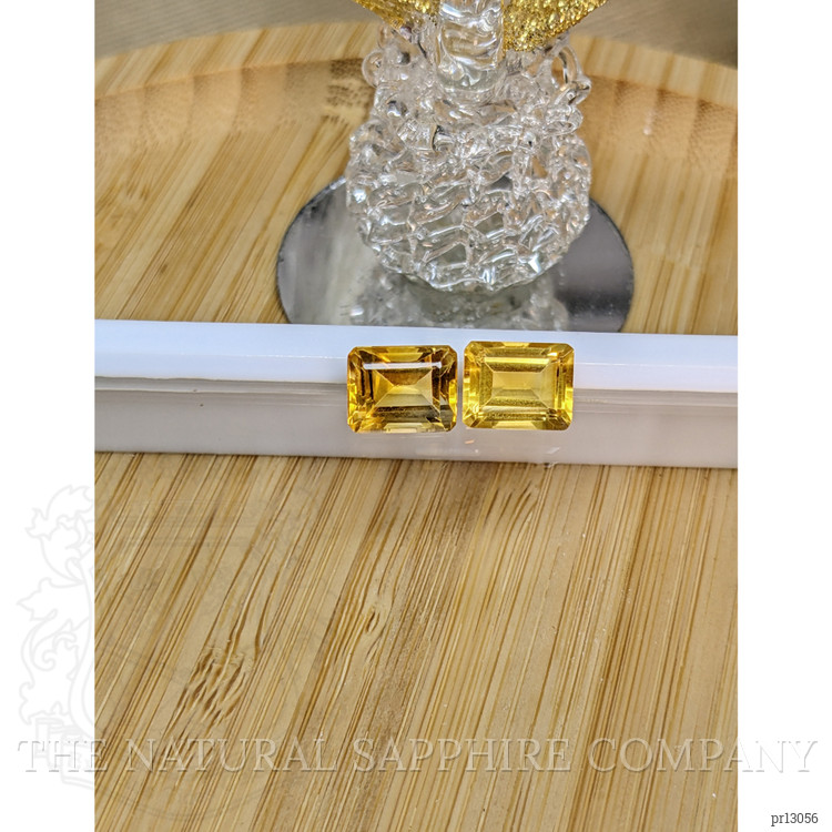 7.63 Ct.Tw. Citrine Pair from Brazil
