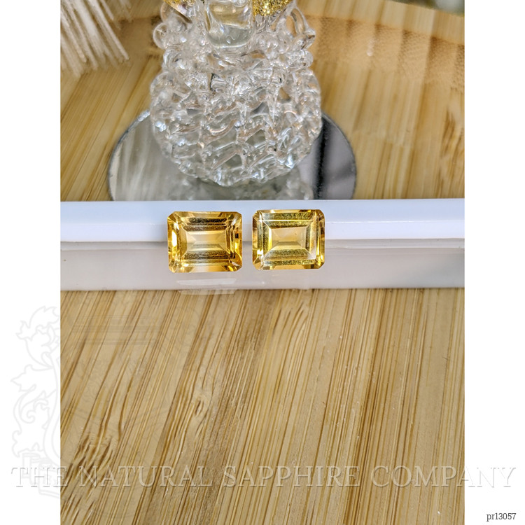 6.08 Ct.Tw. Citrine Pair from Brazil
