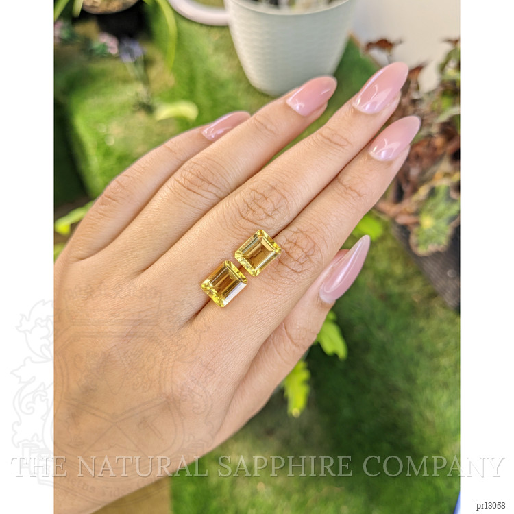 6.11 Ct.Tw. Citrine Pair from Brazil