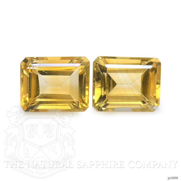 6.98 Ct.Tw. Citrine Pair from Brazil
