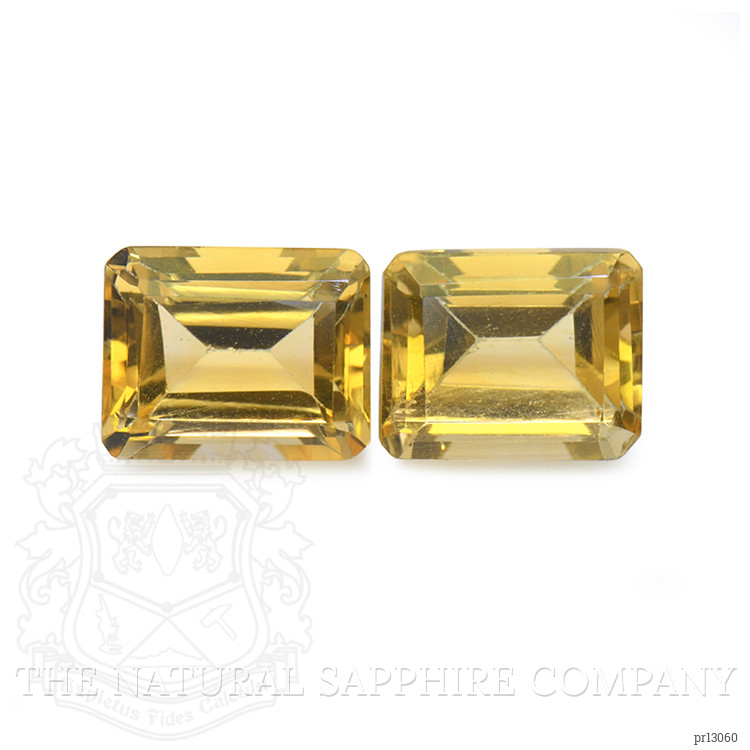 6.70 Ct.Tw. Citrine Pair from Brazil