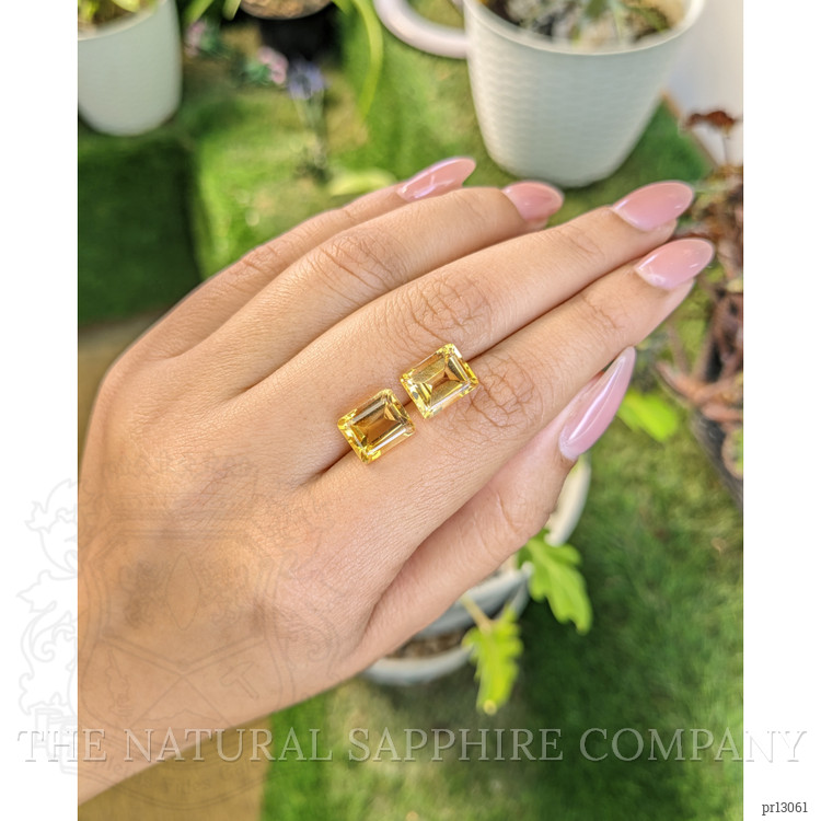 7.05 Ct.Tw. Citrine Pair from Brazil