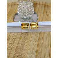 7.05 Ct.Tw.Total Carat Weight Citrine Pair from Brazil Life Style