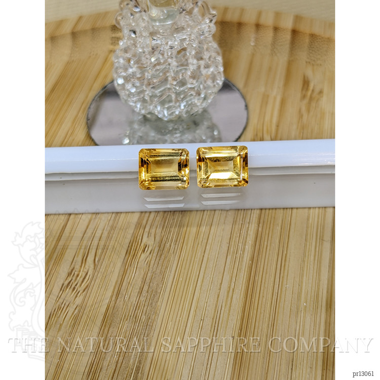 7.05 Ct.Tw. Citrine Pair from Brazil