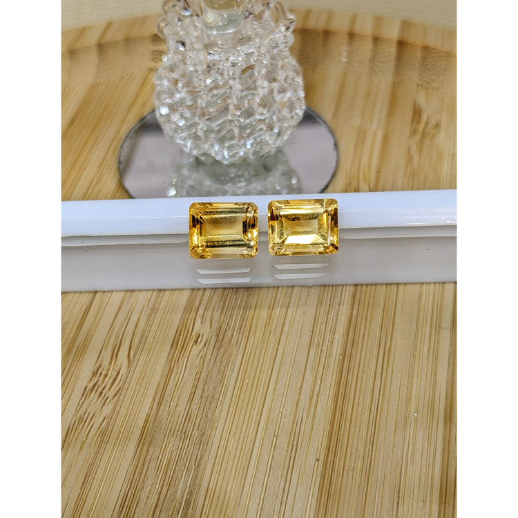 7.05 Ct.Tw. Citrine Pair from Brazil