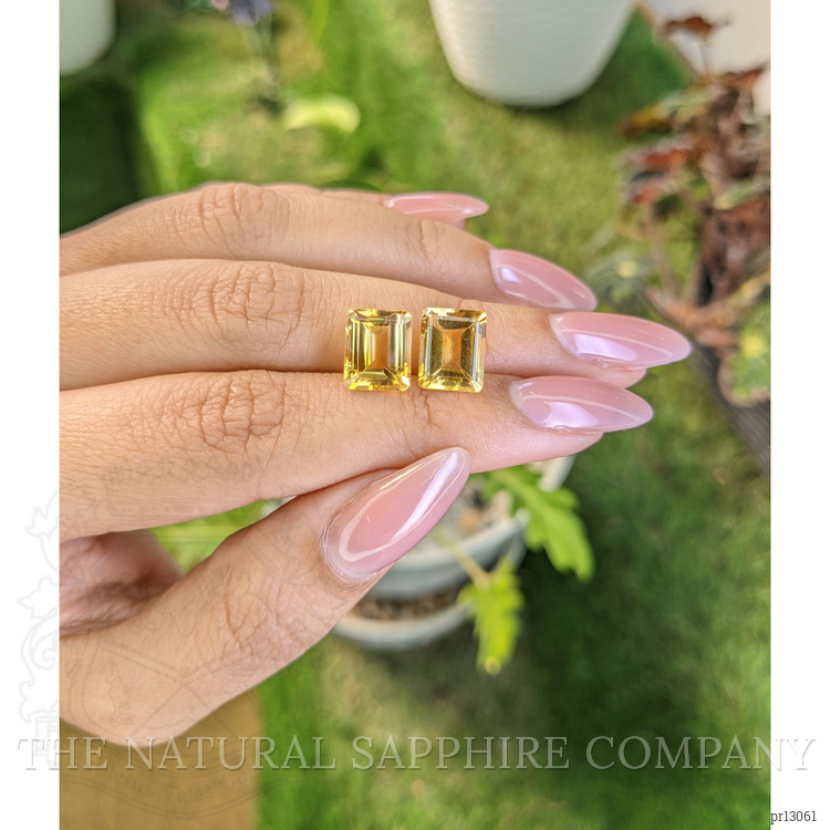 7.05 Ct.Tw. Citrine Pair from Brazil