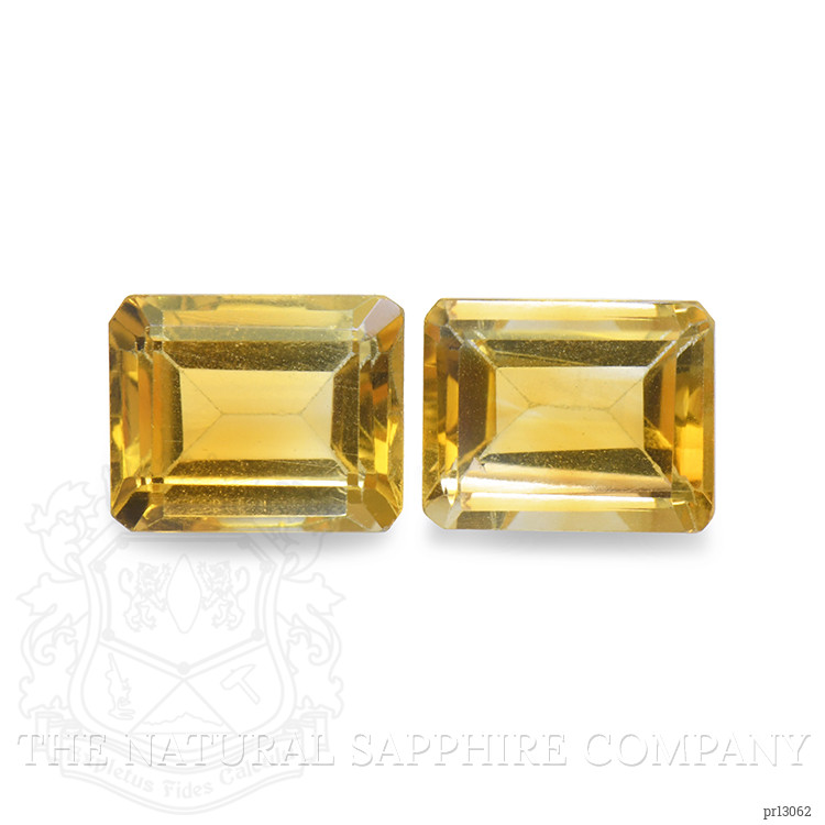 7.31 Ct.Tw. Citrine Pair from Brazil