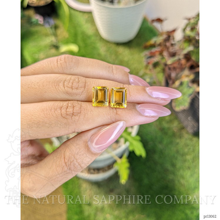 7.31 Ct.Tw. Citrine Pair from Brazil