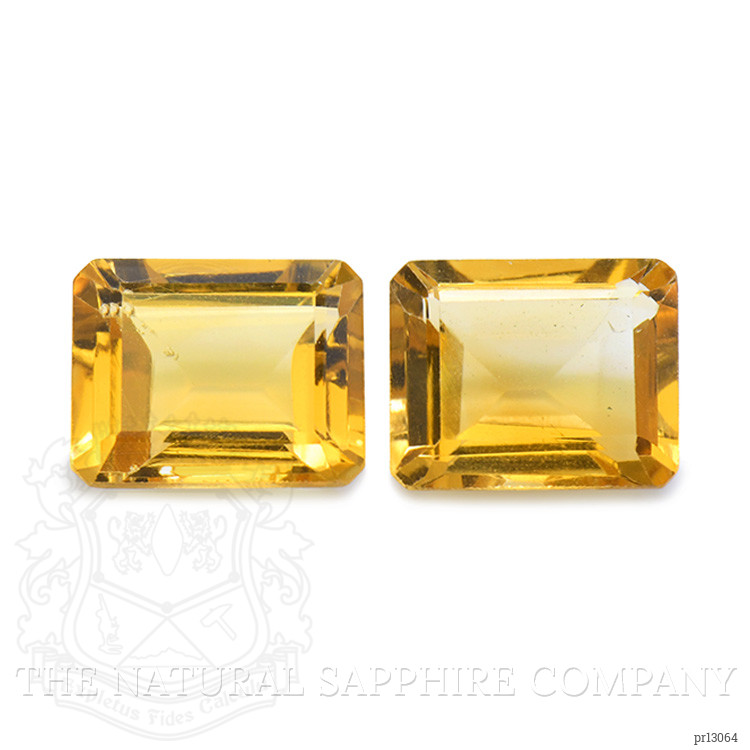 6.09 Ct.Tw. Citrine Pair from Brazil