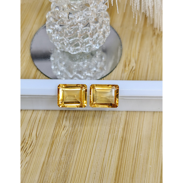 6.09 Ct.Tw. Citrine Pair from Brazil