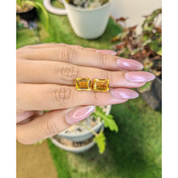 6.09&nbsp;Ct.Tw.Total Carat Weight Citrine Pair from Brazil Life Style