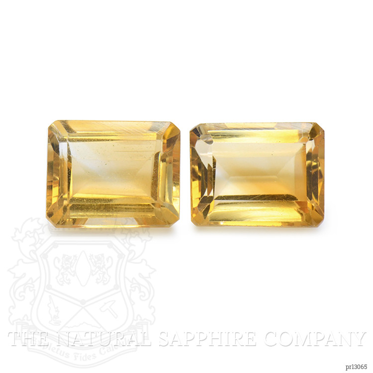 6.39 Ct.Tw. Citrine Pair from Brazil