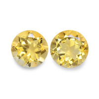 4.83 Ct.Tw. Round Citrine Pair