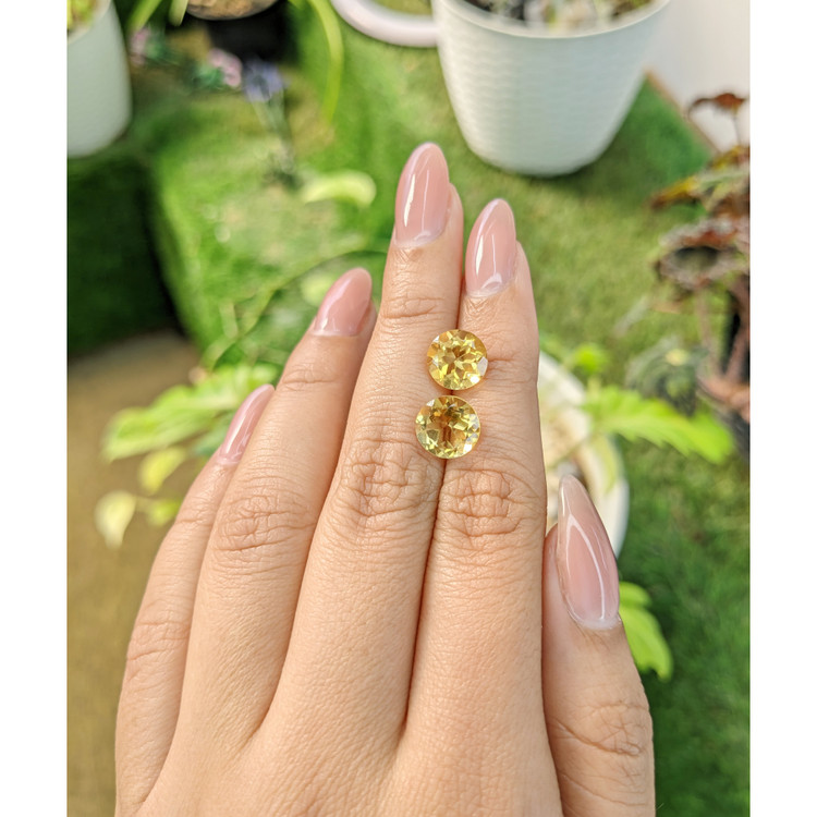 4.83 Ct.Tw. Citrine Pair from Brazil