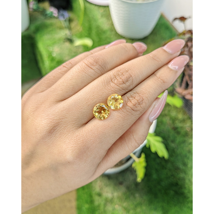 4.83 Ct.Tw. Citrine Pair from Brazil