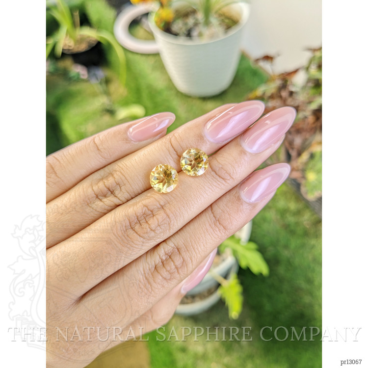 4.81 Ct.Tw. Citrine Pair from Brazil