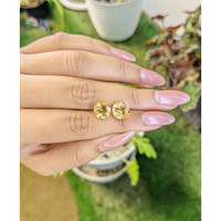 4.81&nbsp;Ct.Tw.Total Carat Weight Citrine Pair from Brazil Life Style