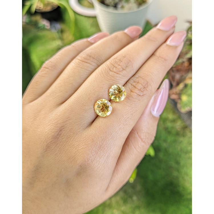 4.81 Ct.Tw. Citrine Pair from Brazil
