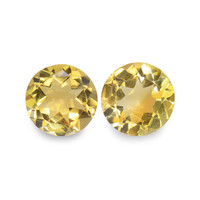 4.31 Ct.Tw. Round Citrine Pair
