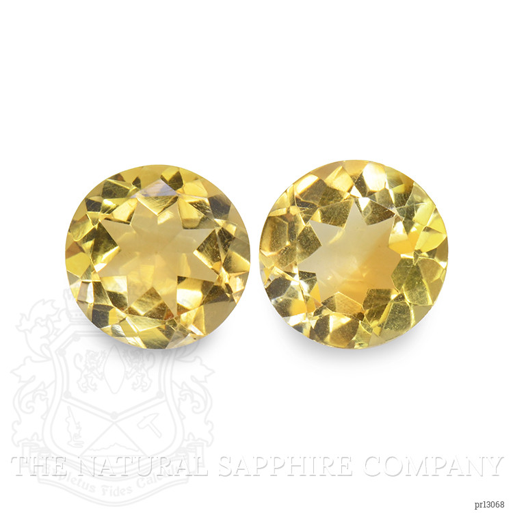4.31 Ct.Tw. Citrine Pair from Brazil