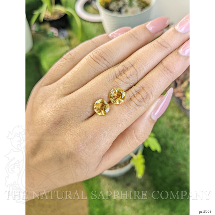 4.31 Ct.Tw. Citrine Pair from Brazil