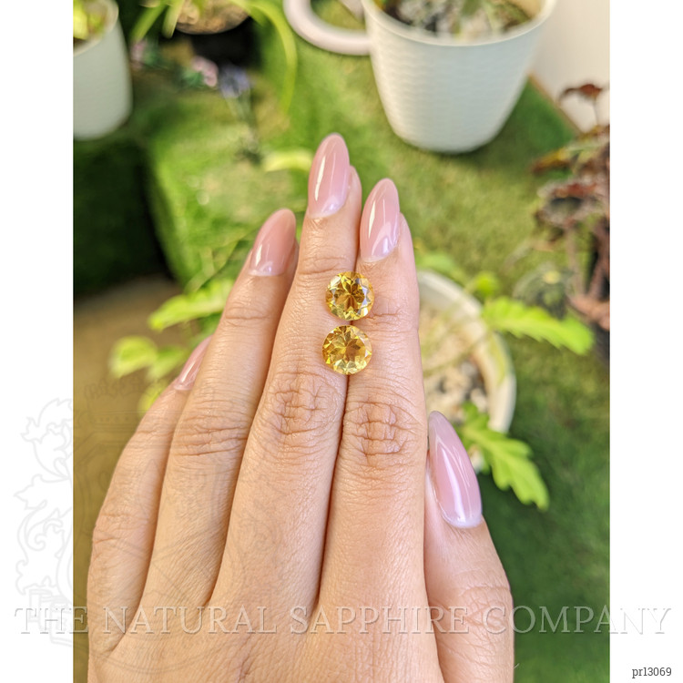 5.29 Ct.Tw. Citrine Pair from Brazil