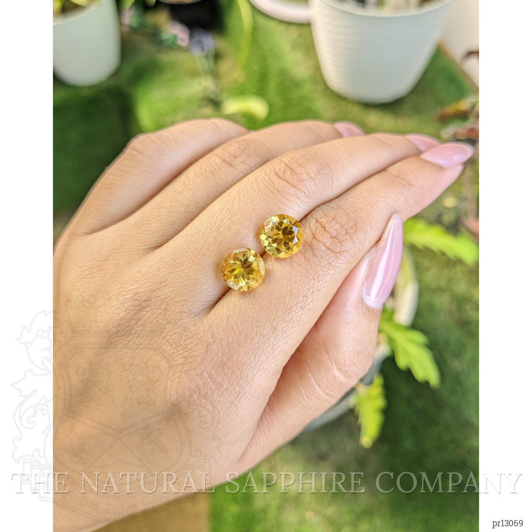 5.29 Ct.Tw. Citrine Pair from Brazil