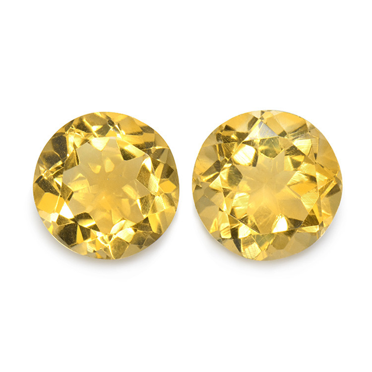 5.32 Ct.Tw. Citrine Pair from Brazil