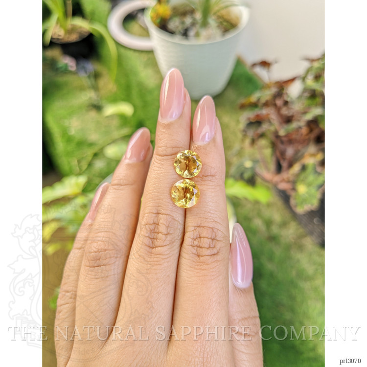 5.32 Ct.Tw. Citrine Pair from Brazil