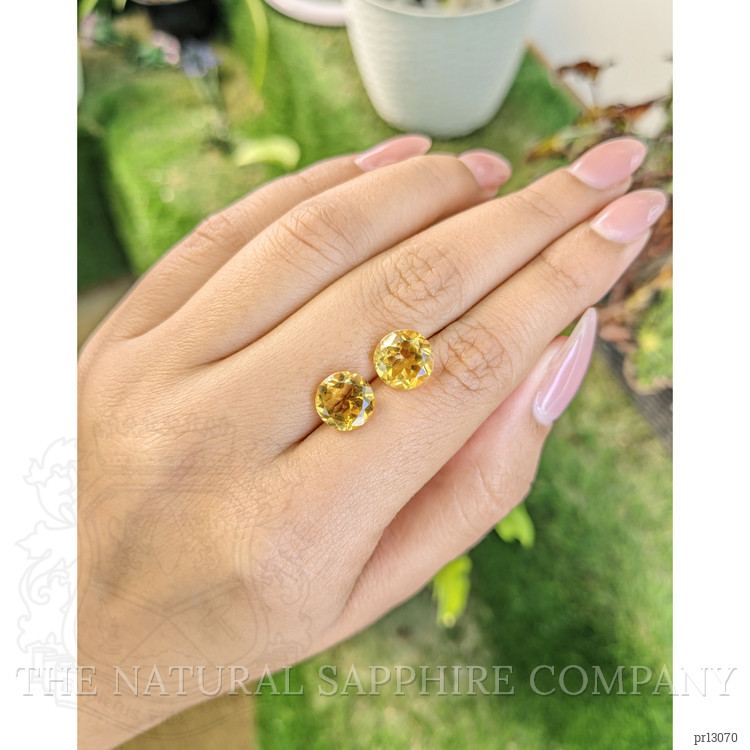 5.32 Ct.Tw. Citrine Pair from Brazil