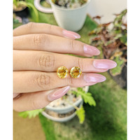 5.32&nbsp;Ct.Tw.Total Carat Weight Citrine Pair from Brazil Life Style