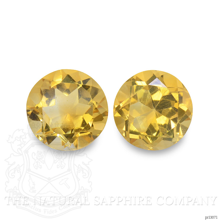 5.06 Ct.Tw. Citrine Pair from Brazil