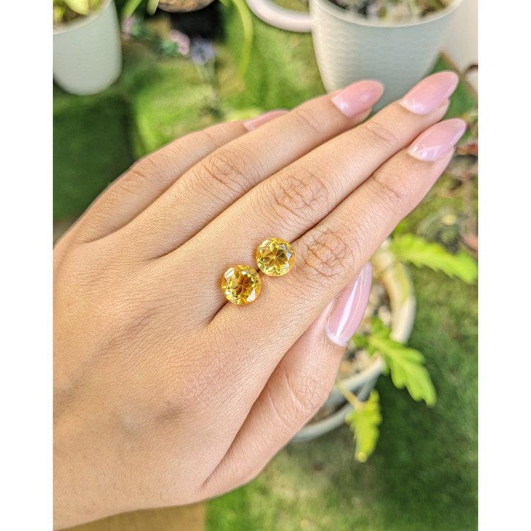 5.06 Ct.Tw. Citrine Pair from Brazil